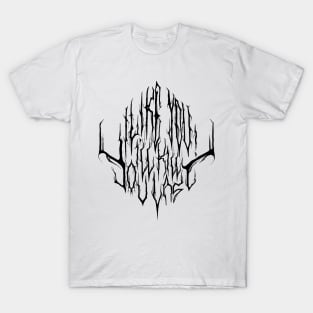 Black - I like you i’ll kill you last - Death Metal Logo T-Shirt